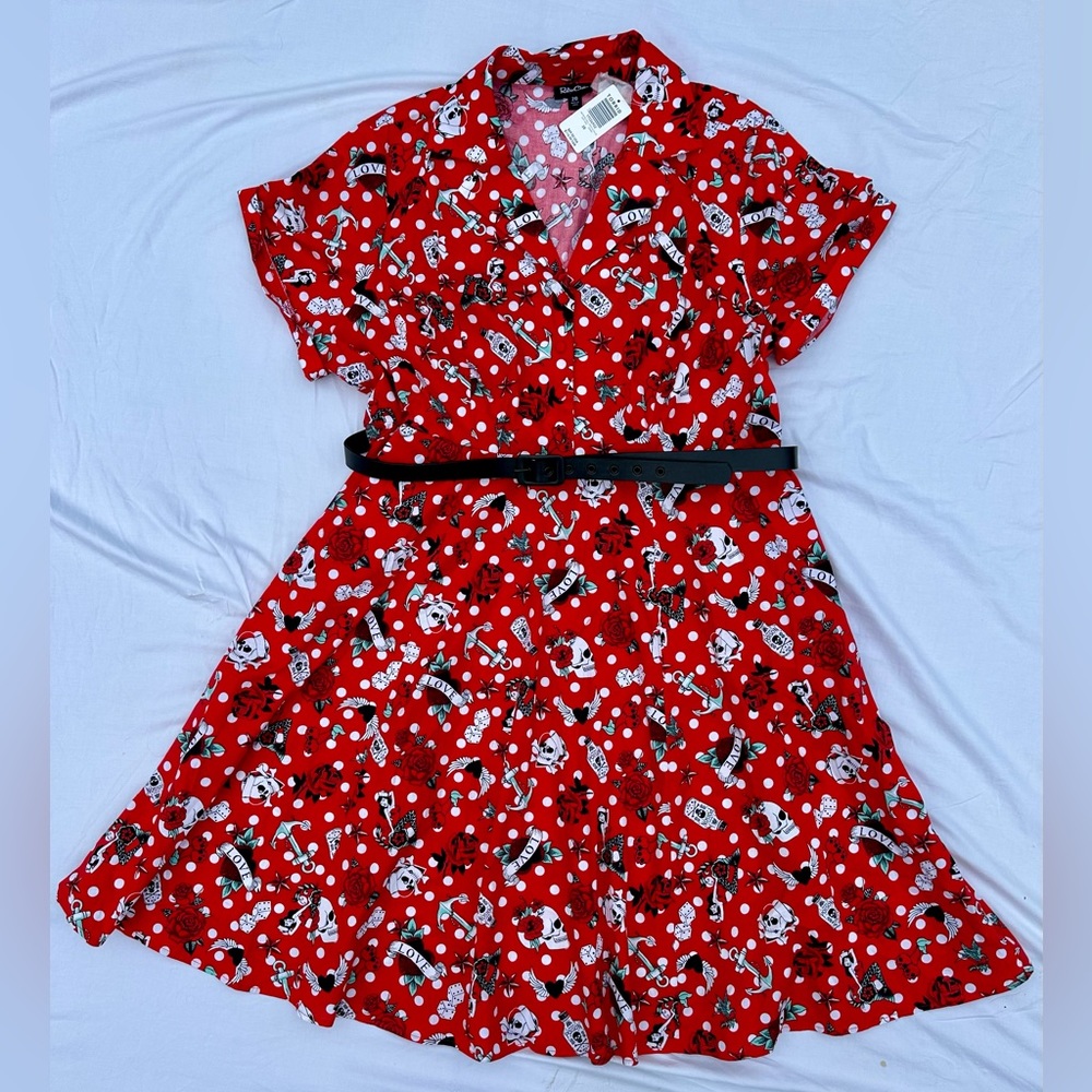 Torrid retro style dress. New.